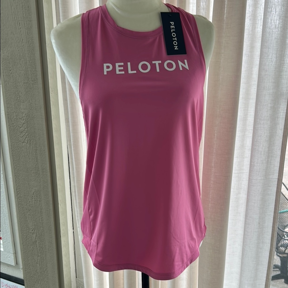 Peloton Pink Relaxed Fit Athletic Tank Top